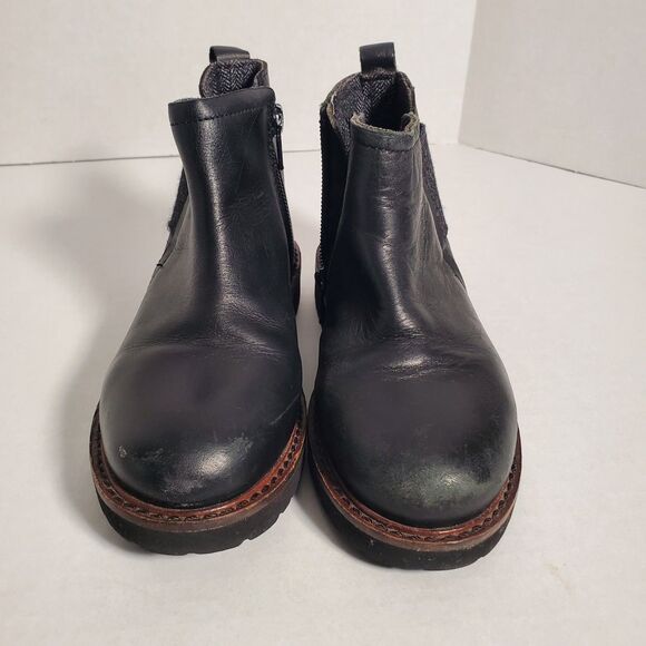 Zara Boys Leather Black Boots. Size 30 EU. SKU# B-14 - Picture 13 of 16